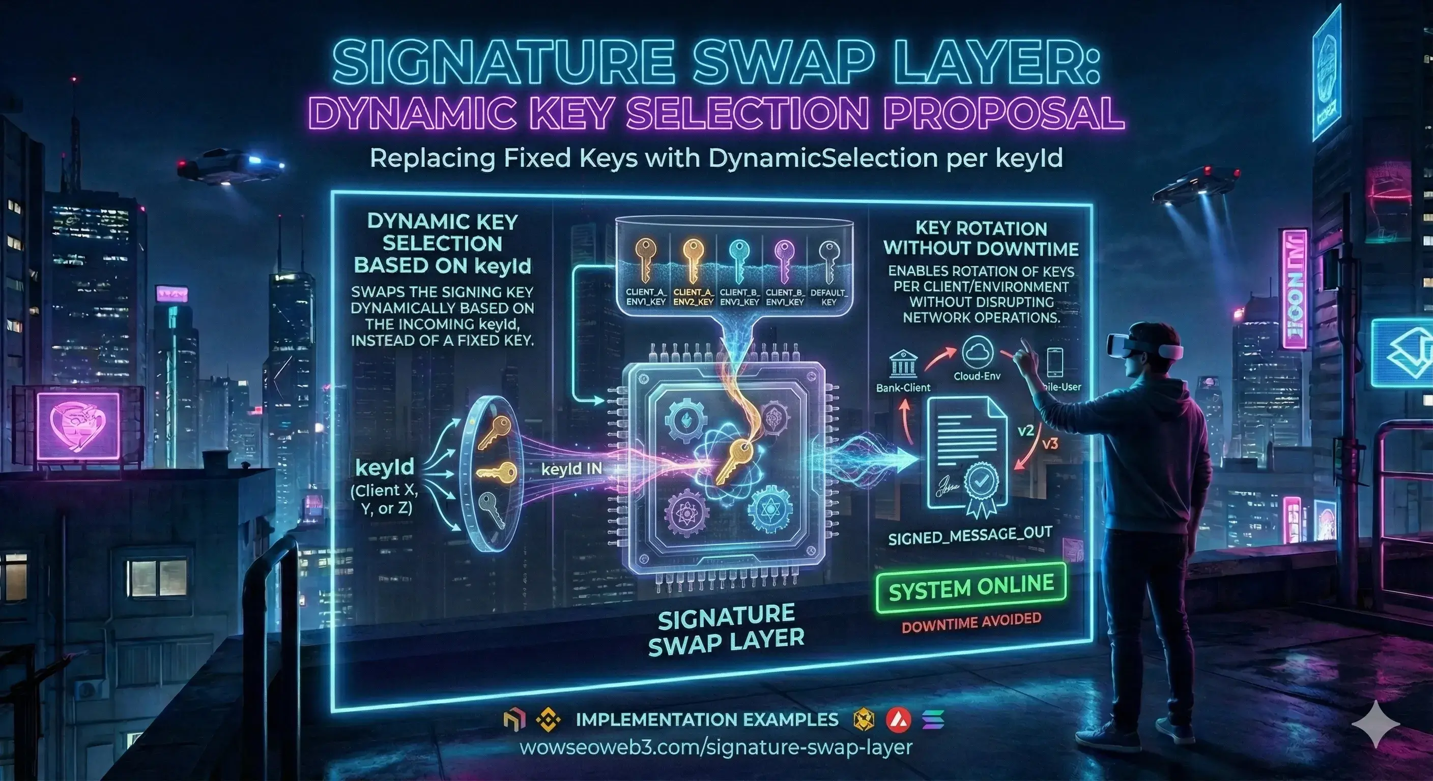 Signature Swap Layer: Dynamic Key Selection by keyId in Z-GAP